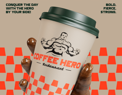 ProVisual — Coffee Cup with Hand 3D mockup and 3D model - see every detail and customize online
