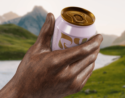 ProVisual — 330ml Can with Hand 3D mockup and 3D model - visualize online now