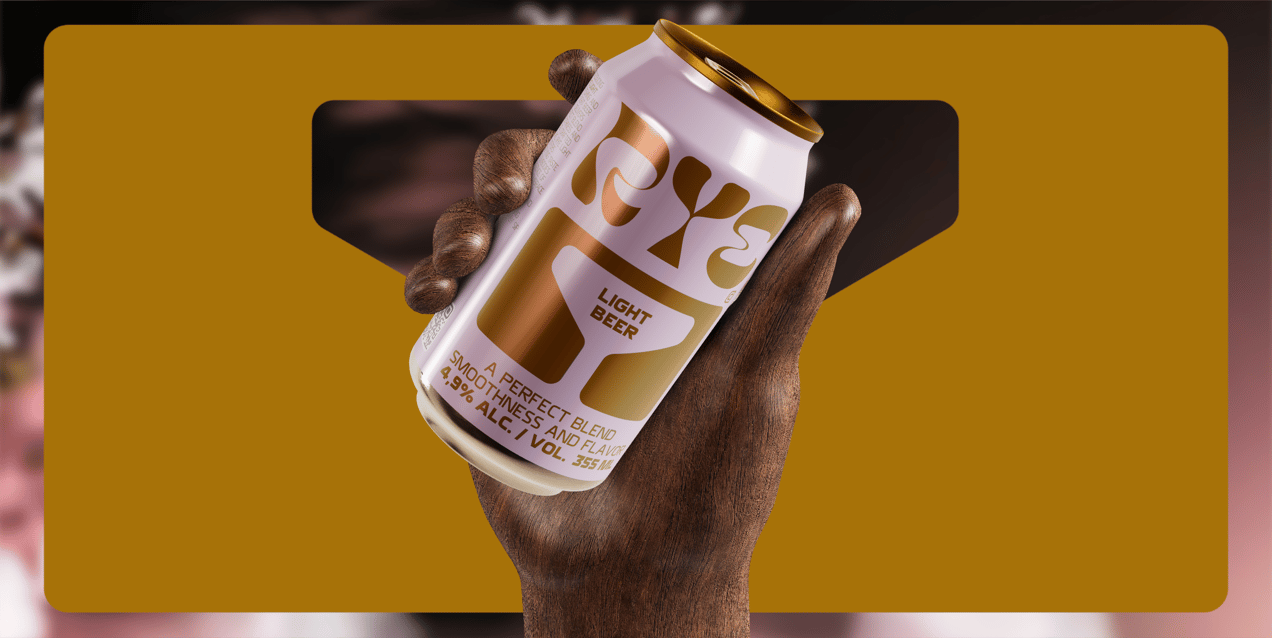 ProVisual — 330ml Can with Hand 3D mockup and 3D model - visualize online now