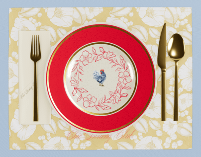ProVisual — Plate & Cutlery Set 3D mockup