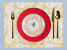 Plate & Cutlery Set 3D Mockup, 3D model. ProVisual. 