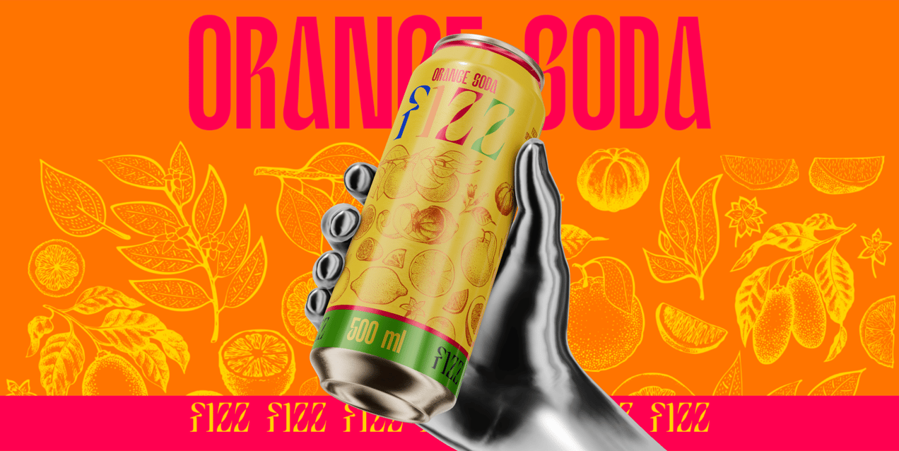ProVisual — 500ml Can with Hand 3D mockup