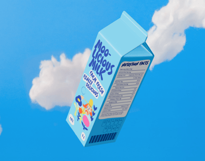 Free Milk carton 3D mockup. Create presentations using Online Mockup Generator.