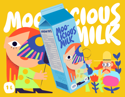 ProVisual — Milk carton mockup 1L 3D mockup