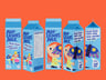 Free Milk carton 3D mockup. Create presentations using Online Mockup Generator.