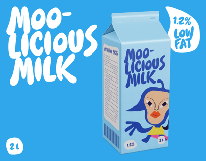 ProVisual — 2L Milk Pack 3D mockup