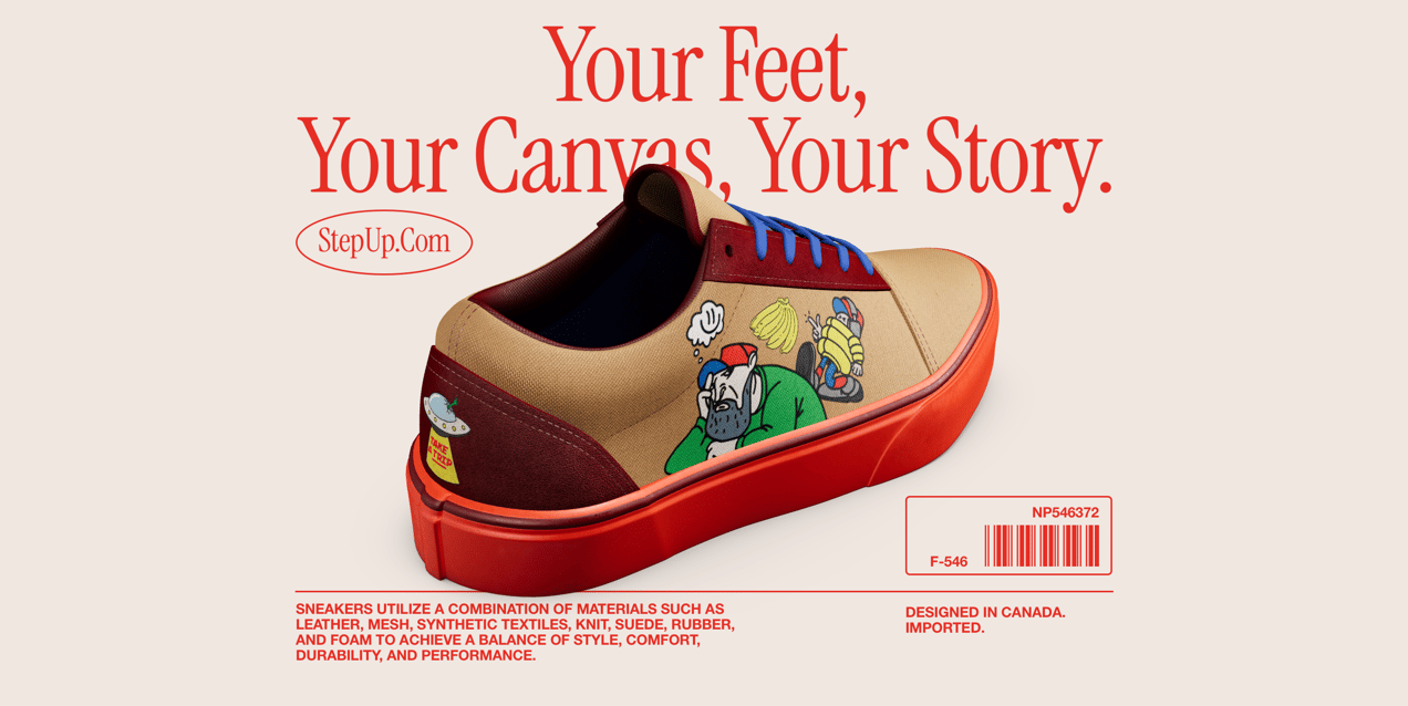 ProVisual — Authentic Sneaker 3D mockup