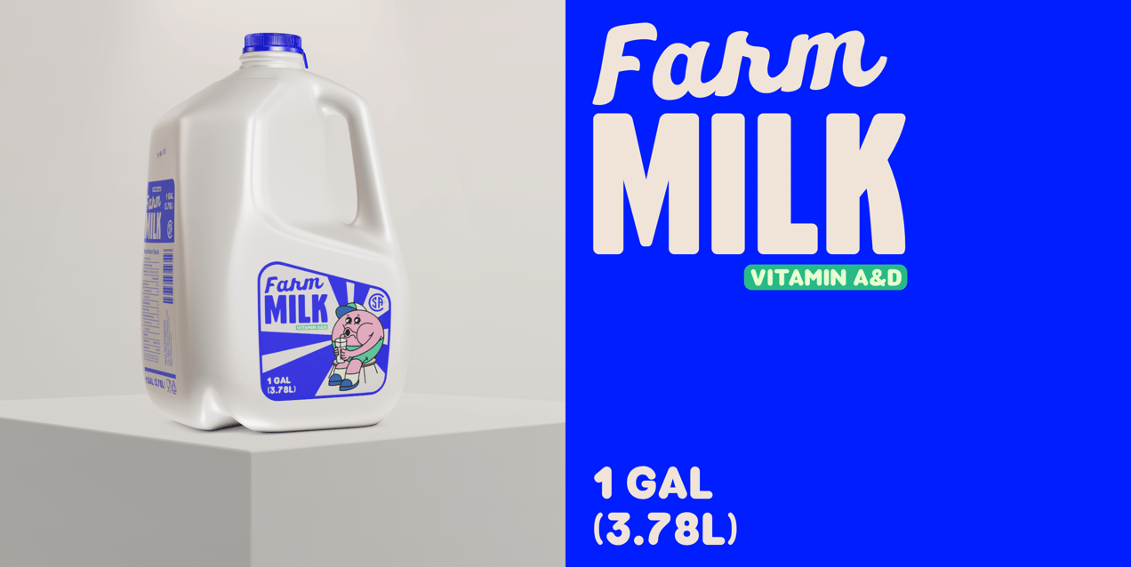Free 3D Milk Mockup. Create a captivating presentation using the Online Mockup Generator.