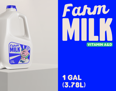 Free 3D Milk Mockup. Create a captivating presentation using the Online Mockup Generator.
