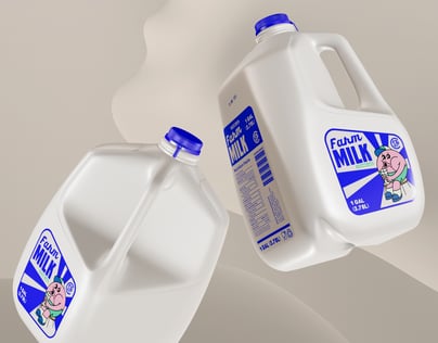 Free 3D Milk Mockup. Create a captivating presentation using the Online Mockup Generator.