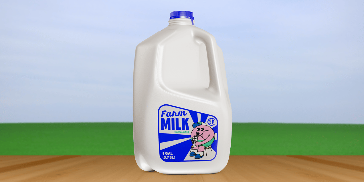 Free 3D Milk Mockup. Create a captivating presentation using the Online Mockup Generator.