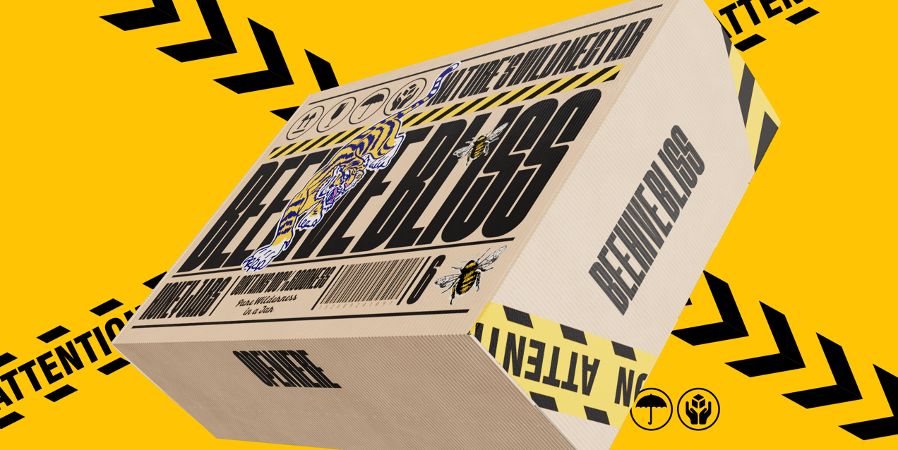 ProVisual — Corrugated Carton Box 3D mockup