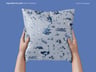 Square Pillow with Hands. 3D model. ProVisual.