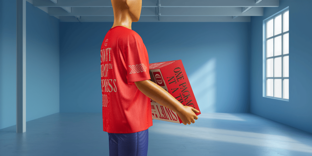 Free Box 3D mockup. Create presentations using Online Mockup Generator.