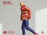 Outfit with Puffer Jacket and Pants. 3D model. ProVisual. 