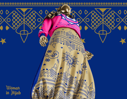 Free Hijab and Sweatshirt 3D mockup. Create presentations using Online Mockup Generator.