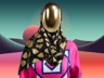 Free Hijab and Sweatshirt 3D mockup. Create presentations using Online Mockup Generator.