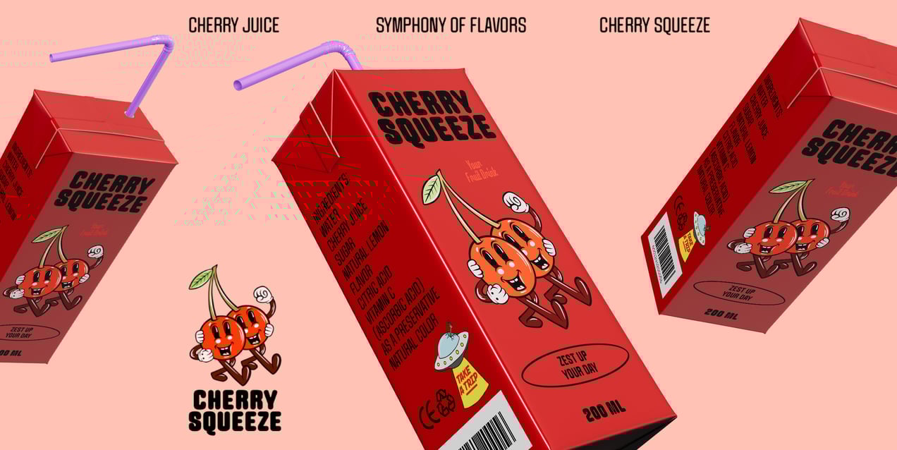 ProVisual — 330ml Opened 200ml Juice Box 3D mockup and 3D model - visualize online now