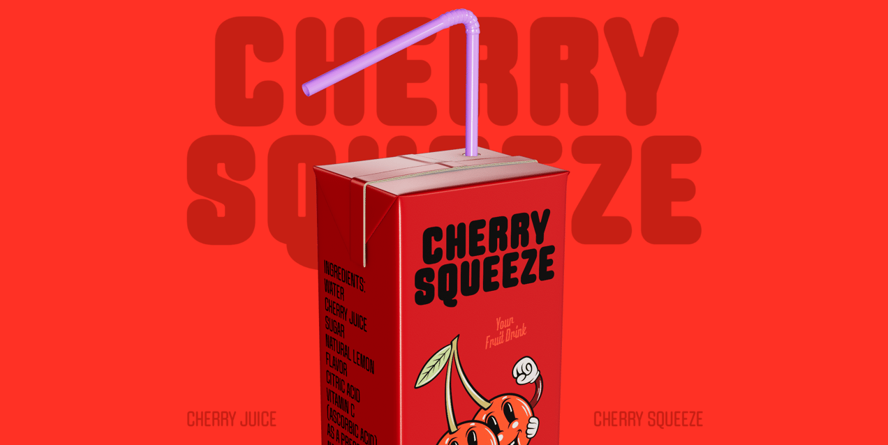 ProVisual — 330ml Opened 200ml Juice Box 3D mockup and 3D model - visualize online now