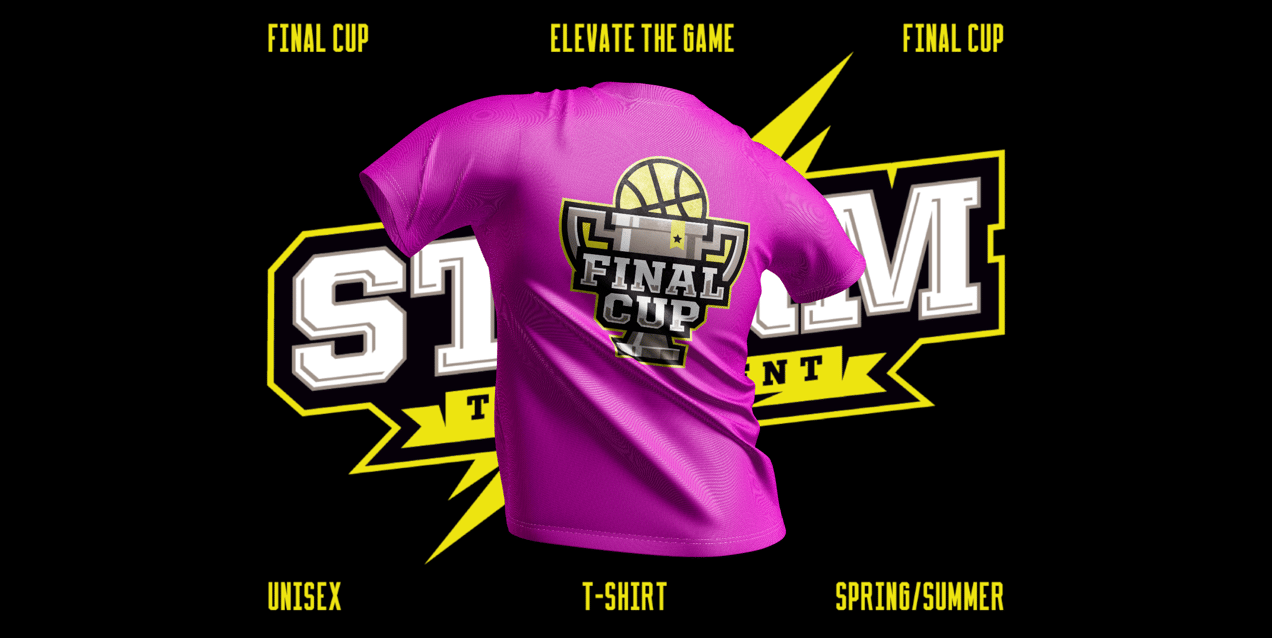 ProVisual —  Flying T-shirt mockup and 3D model - explore every detail and customize online now