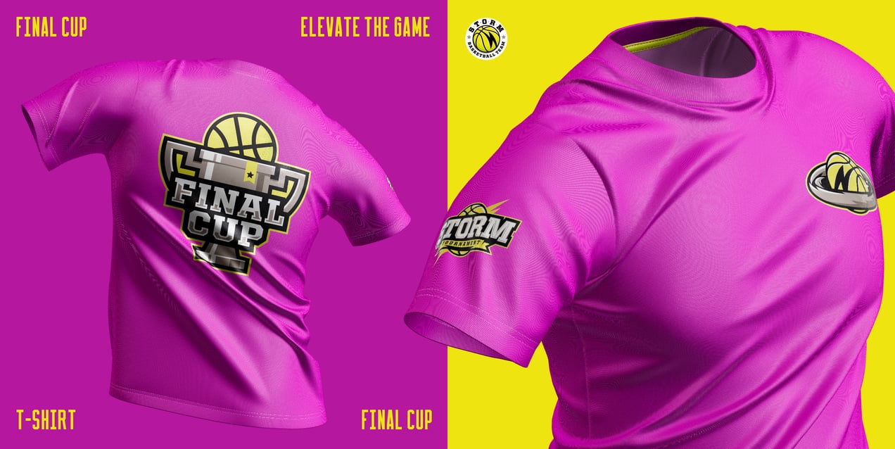 ProVisual —  Flying T-shirt mockup and 3D model - explore every detail and customize online now