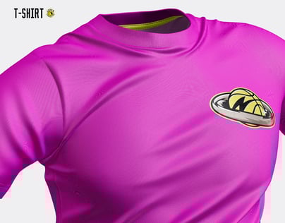 ProVisual —  Flying T-shirt mockup and 3D model - explore every detail and customize online now
