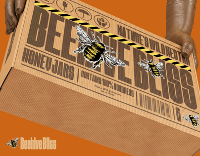 Carton Box with Hands. 3D model. ProVisual.