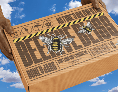 Carton Box with Hands. 3D model. ProVisual.