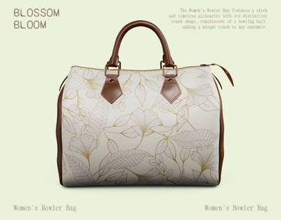 ProVisual — Women's Bowler Bag 3D mockup and 3D model - see every detail and customize online