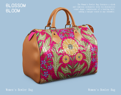 ProVisual — Women's Bowler Bag 3D mockup