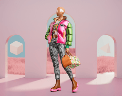 Free Puffer Jacket Mockup. Make presentations using Online Mockup Generator.