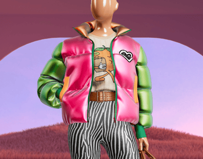 Free Puffer Jacket Mockup. Make presentations using Online Mockup Generator.