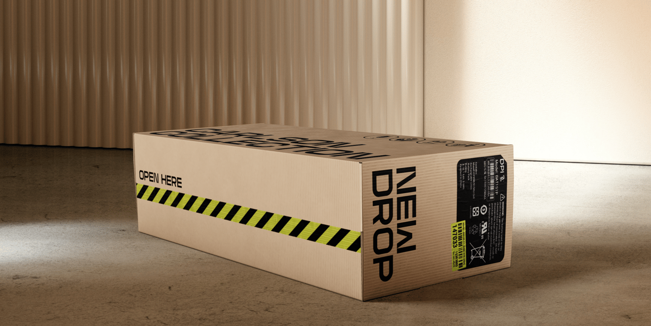 ProVisual — Corrugated Cardboard Box 3D mockup and 3D model - try it now and get yours today