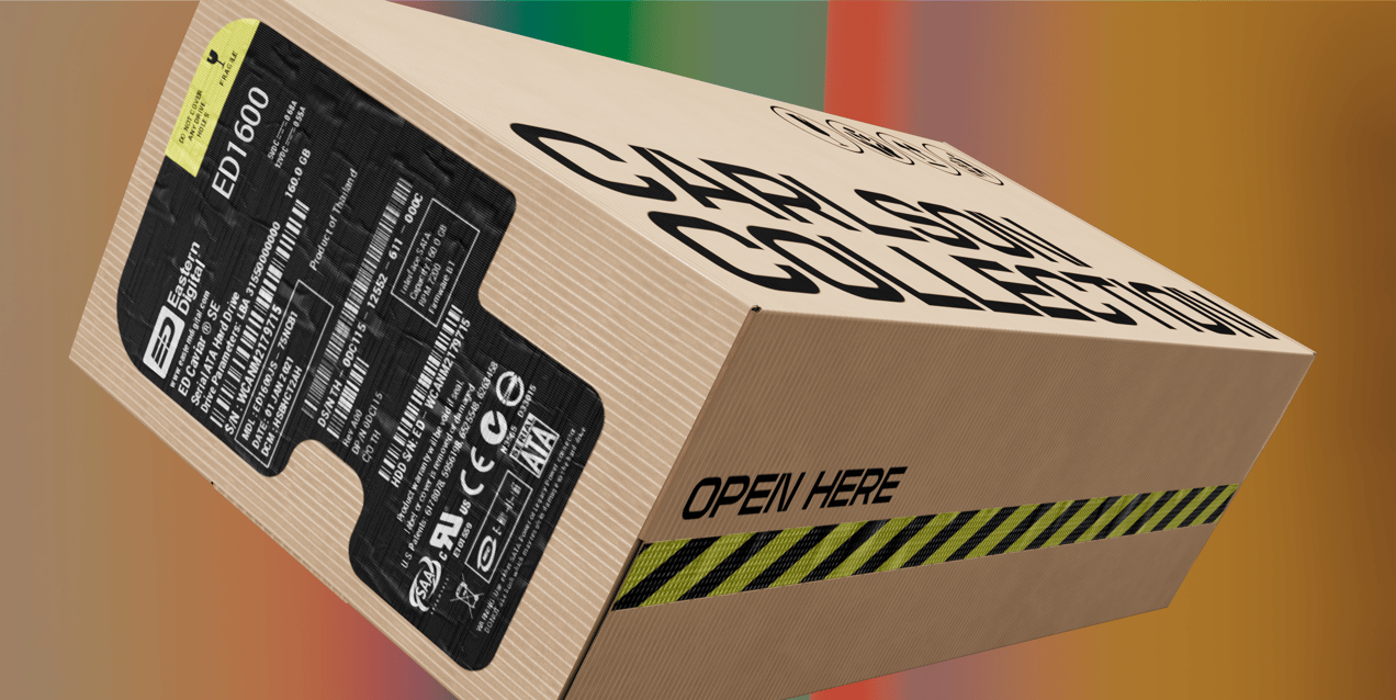 ProVisual — Corrugated Cardboard Box 3D mockup and 3D model - try it now and get yours today