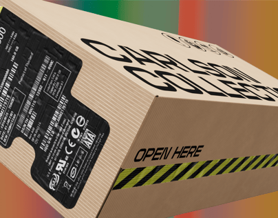 ProVisual — Corrugated Cardboard Box 3D mockup and 3D model - try it now and get yours today