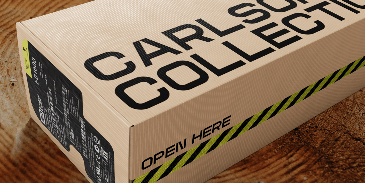 ProVisual — Corrugated Cardboard Box 3D mockup and 3D model - try it now and get yours today