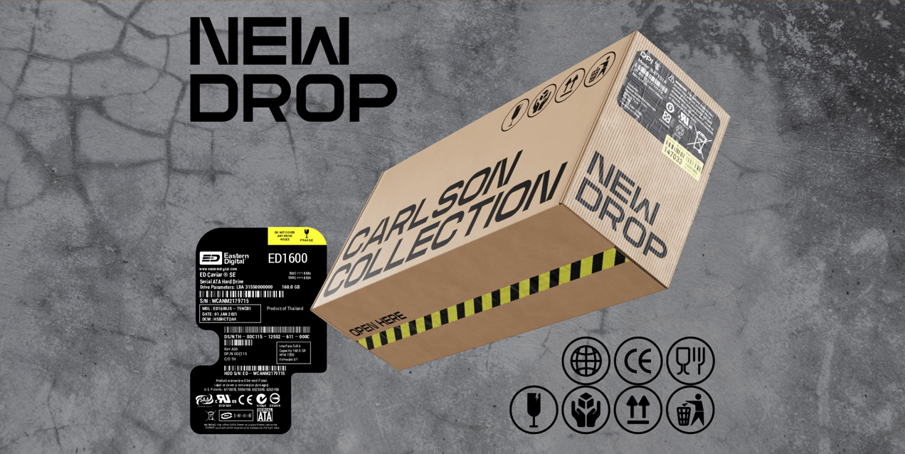 ProVisual — Corrugated Cardboard Box 3D mockup and 3D model - try it now and get yours today