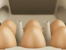 Opened  6 Egg Carton Box. 3D model. ProVisual. 