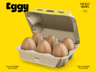 Opened  6 Egg Carton Box. 3D model. ProVisual. 