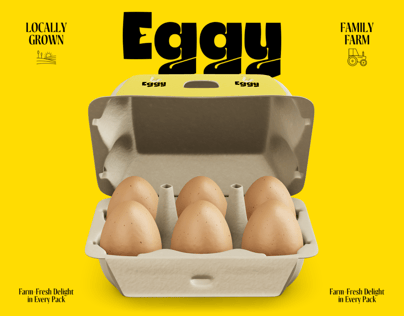 ProVisual — Opened  6 Egg Carton Box 3D mockup