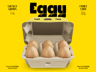 Opened  6 Egg Carton Box. 3D model. ProVisual. 