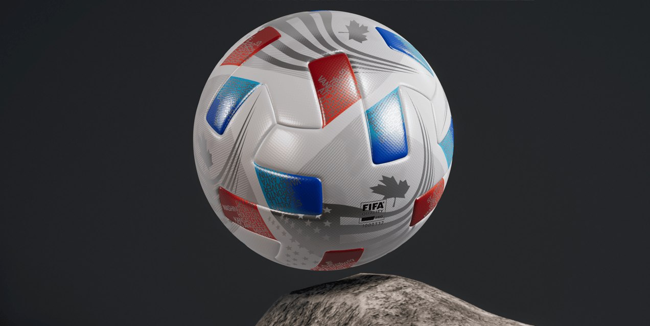 Free Soccer Ball 3D mockup. Create presentations using Online Mockup Generator.
