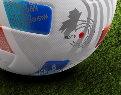 Free Soccer Ball 3D mockup. Create presentations using Online Mockup Generator.