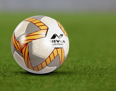 Free Soccer Ball 3D mockup. Create presentations using Online Mockup Generator.