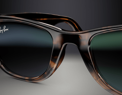 Sunglasses 3D mockup. Create presentations using Online Mockup Generator.