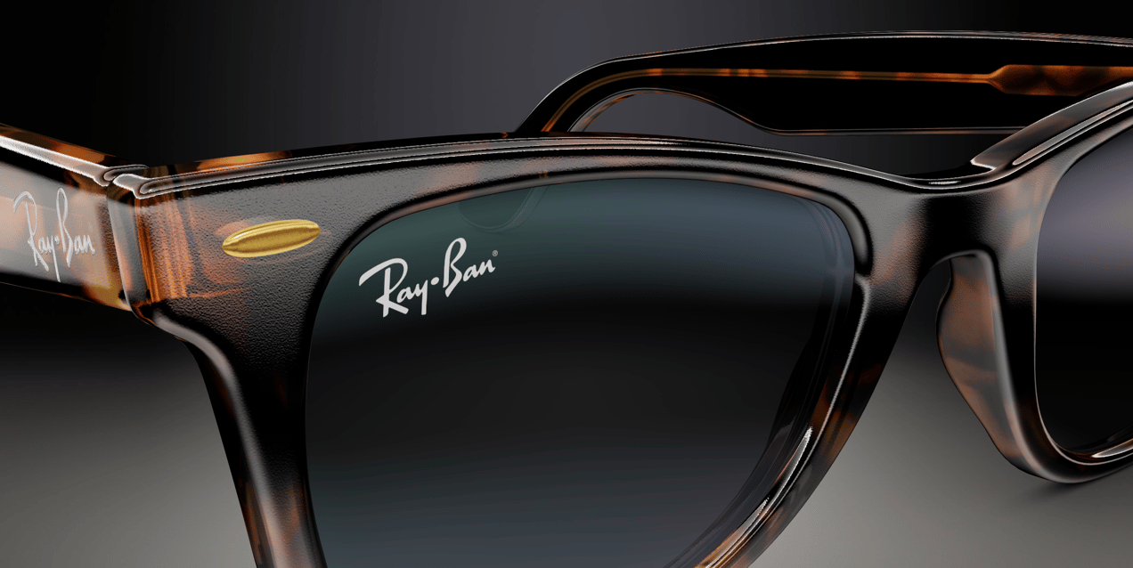 Sunglasses 3D mockup. Create presentations using Online Mockup Generator.