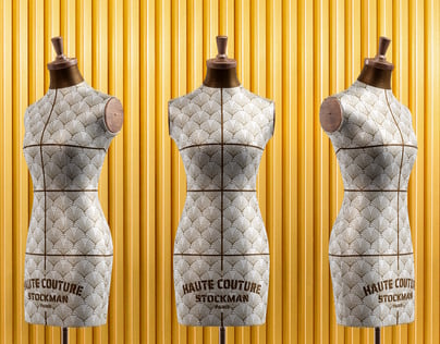 ProVisual — Tailors Female Mannequin 3D mockup and 3D model - visualize online now