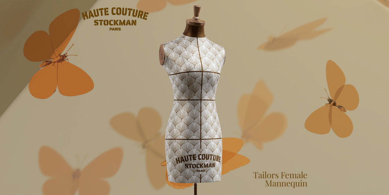 ProVisual — Tailors Female Mannequin 3D mockup