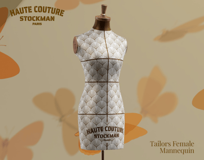ProVisual — Tailors Female Mannequin 3D mockup