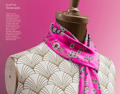 ProVisual — Scarf on Mannequin 3D mockup